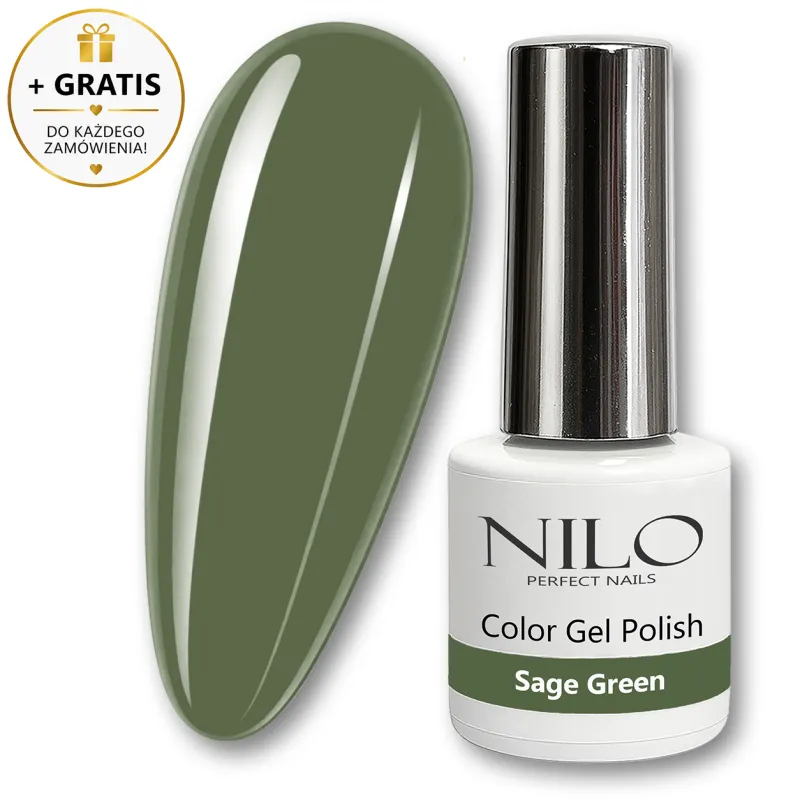 Lakier Hybrydowy Sage Green – NILO no.100